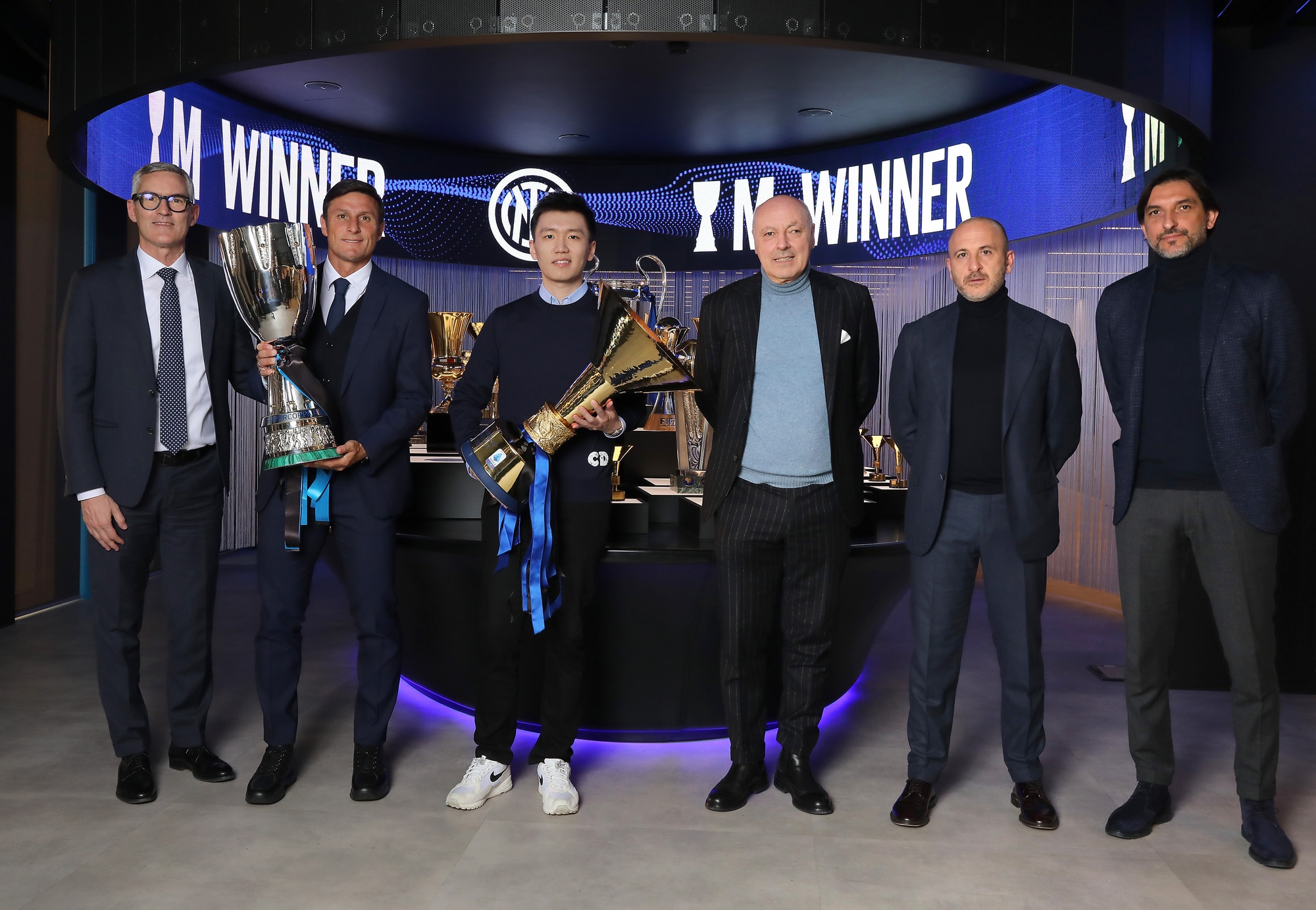 Inter, Zhang a cena con la squadra