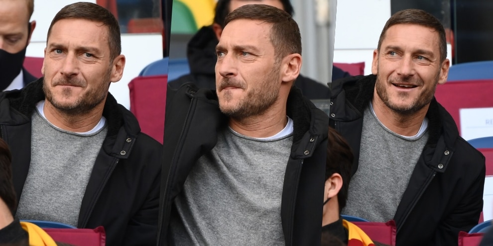 Roma-Genoa, Totti in tribuna all'Olimpico