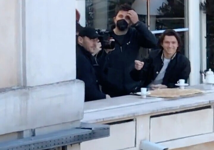 Roma, Francesco Totti incontra Tom Holland di Spiderman