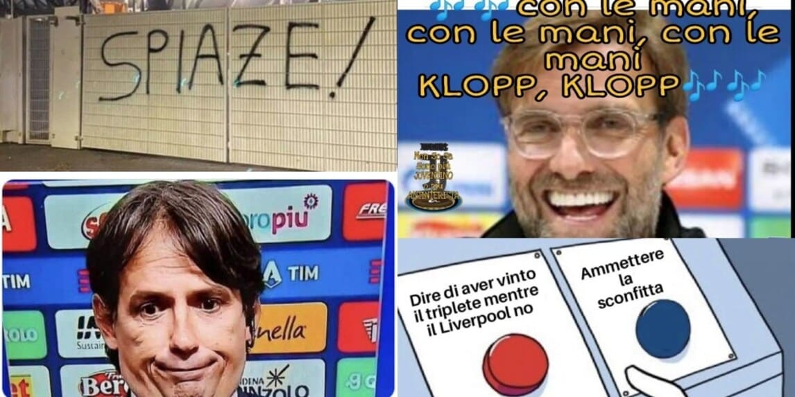 Inter, la sconfitta col Liverpool scatena l'ironia social