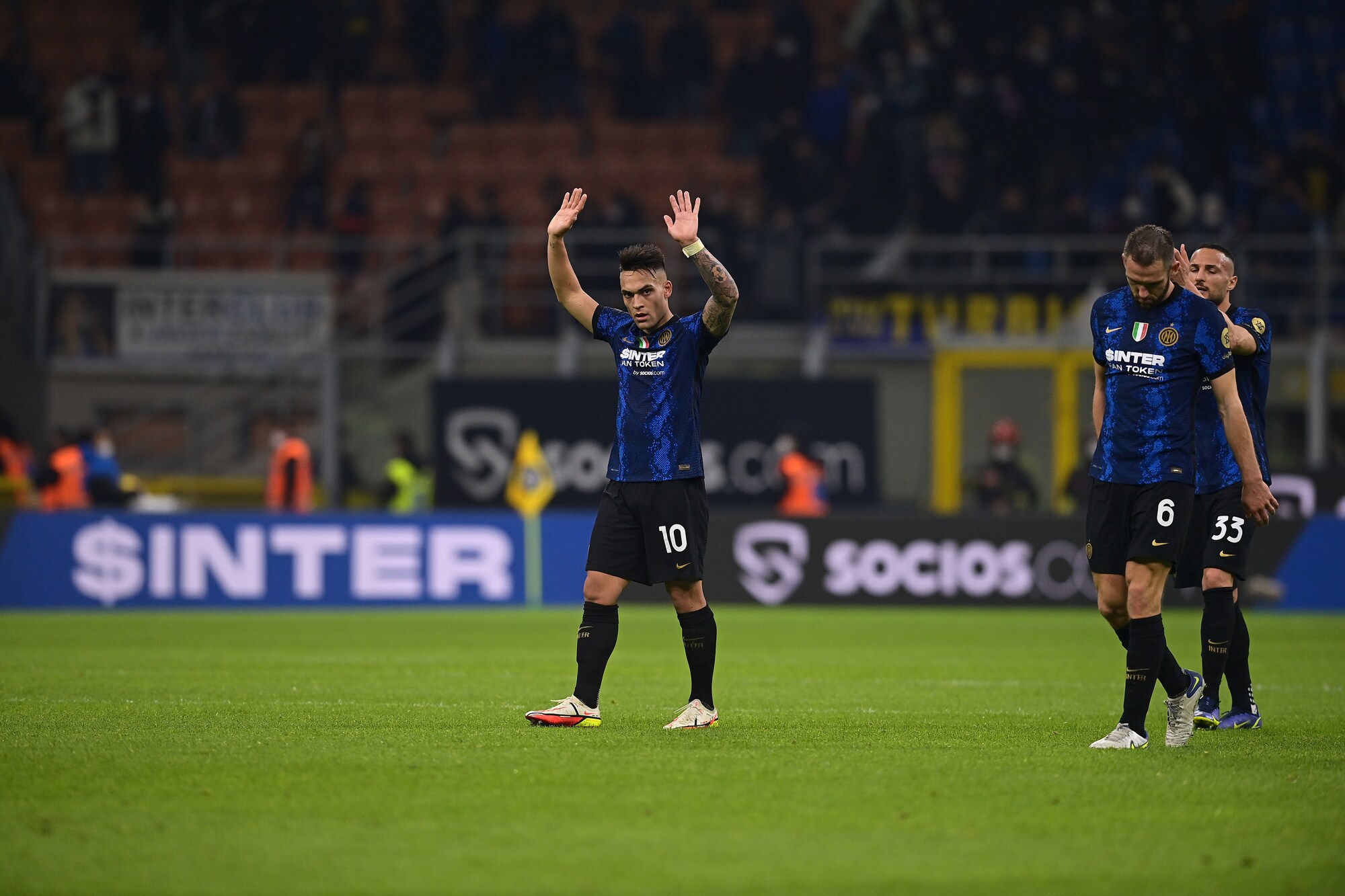 La Curva Nord “assolve“ l'Inter: applausi dopo il ko contro il Sassuolo