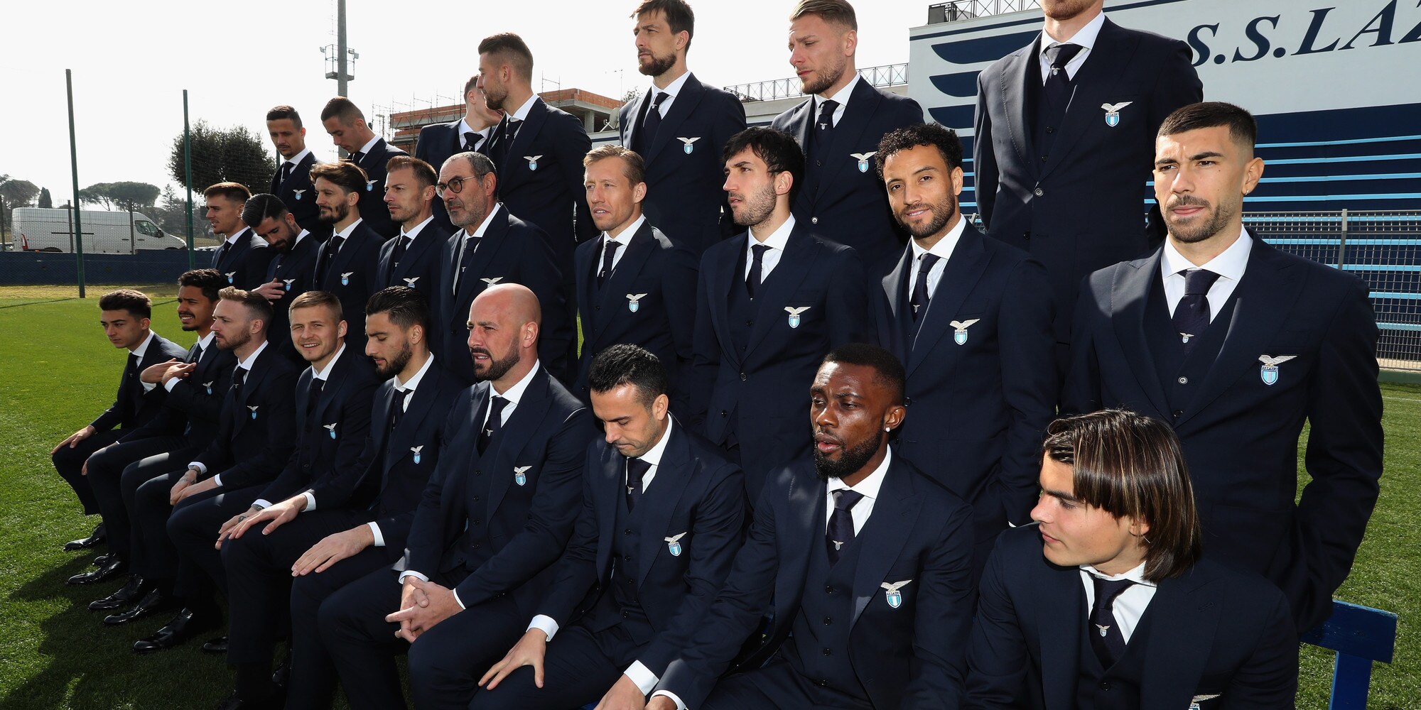 Lazio, ecco la foto di squadra: Milinkovic dirige le operazioni