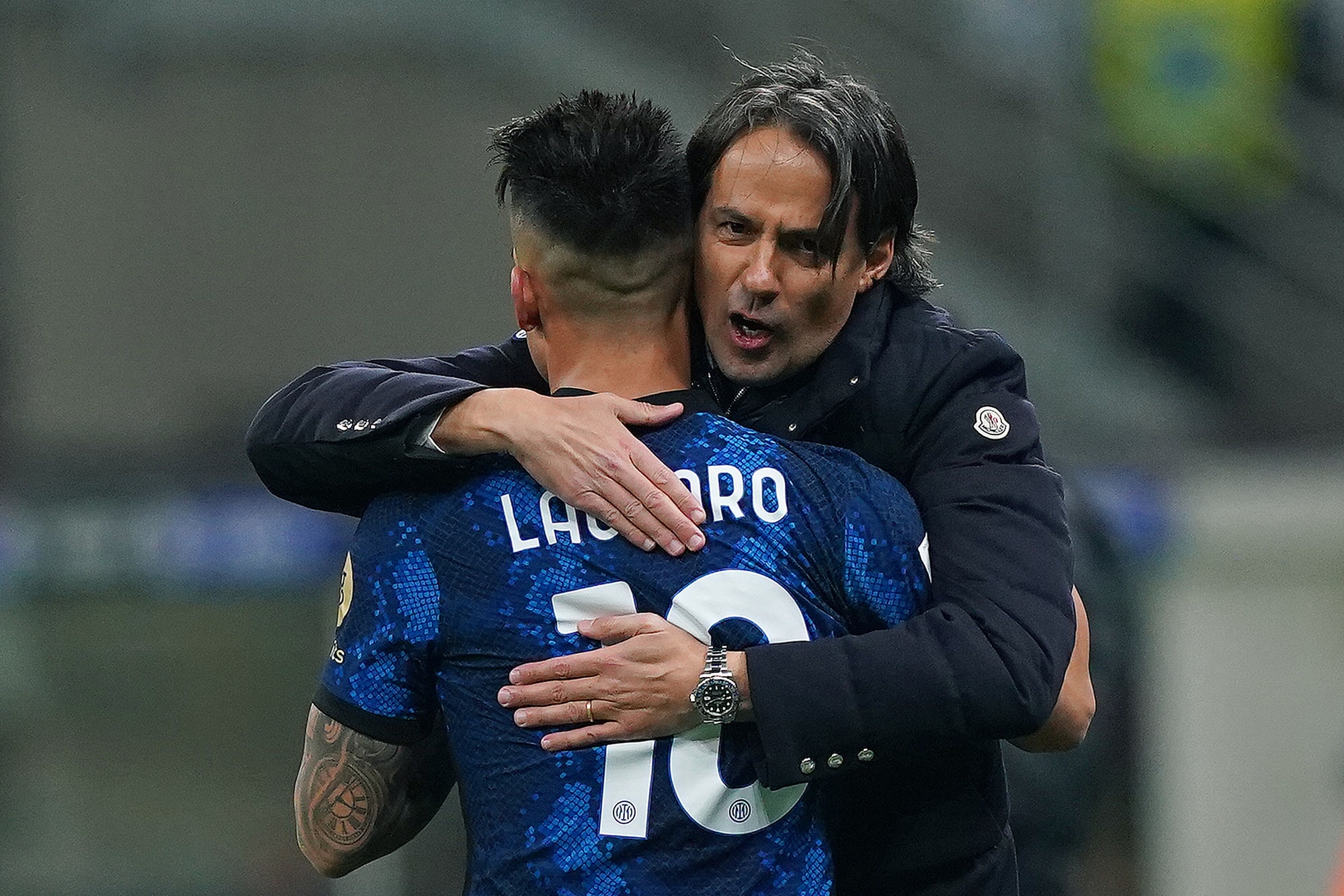 Inter, Lautaro raggiante: “Ho sofferto tanto, grazie Barella“. Inzaghi senza voce