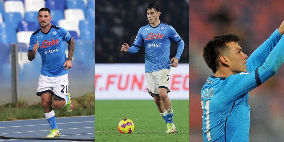 Napoli-Milan, ballottaggio Politano-Elmas. Lozano in panchina