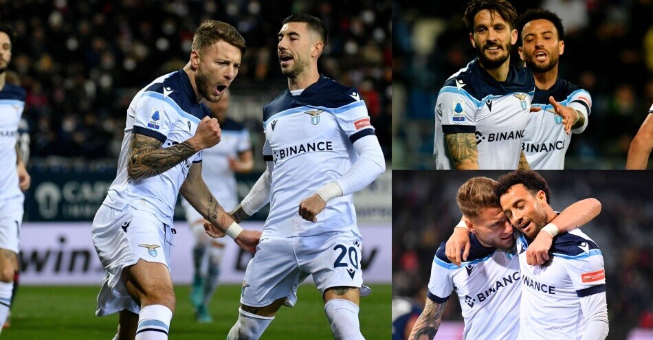 Lazio nel segno di Immobile-Luis Alberto e Felipe: Cagliari ko