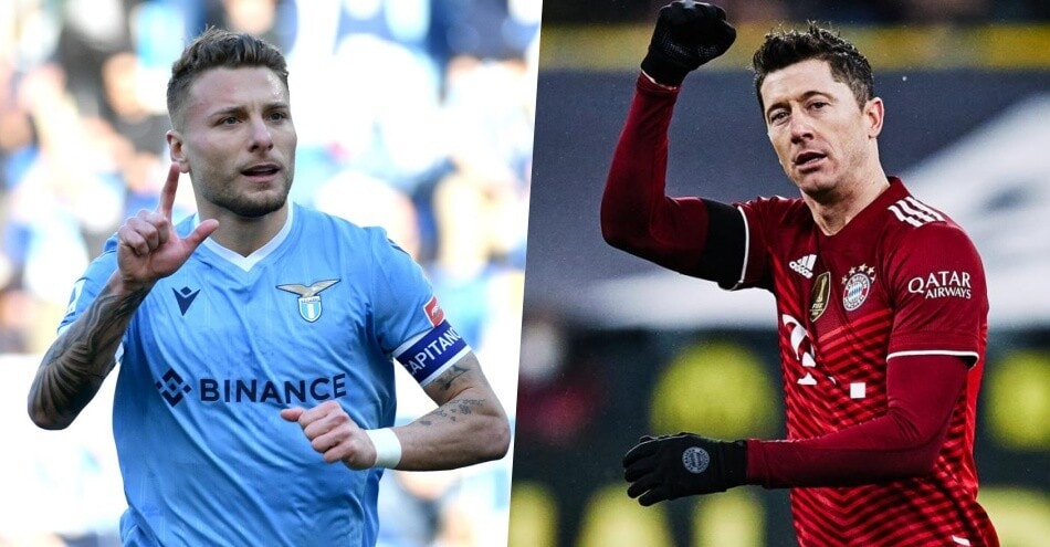 Lazio, Immobile contro Lewandowski: nuovo duello per la Scarpa d’Oro