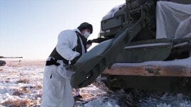 L'artiglieria russa colpisce Kiev