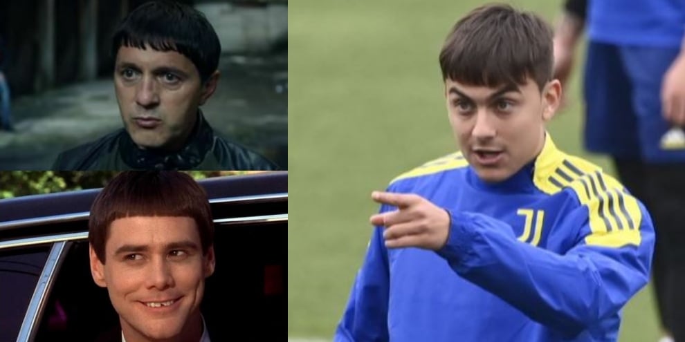 Dybala, ironie social sul nuovo look: da Gomorra a Jim Carrey