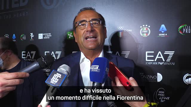 Carlo Conti: “Scudetto? A Spalletti o Pioli. Vlahovic non so chi sia”