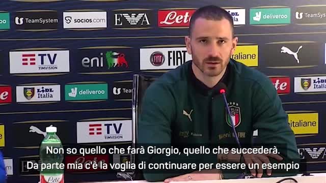 Bonucci: "Non lascio la Nazionale, possiamo risalire"