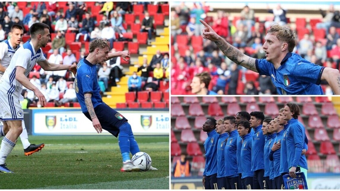Rovella lancia l'Italia Under 21: Bosnia ko 1-0