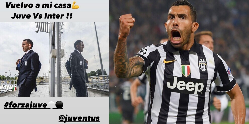 Lo Juve-Inter di Tevez: “Torno a casa“