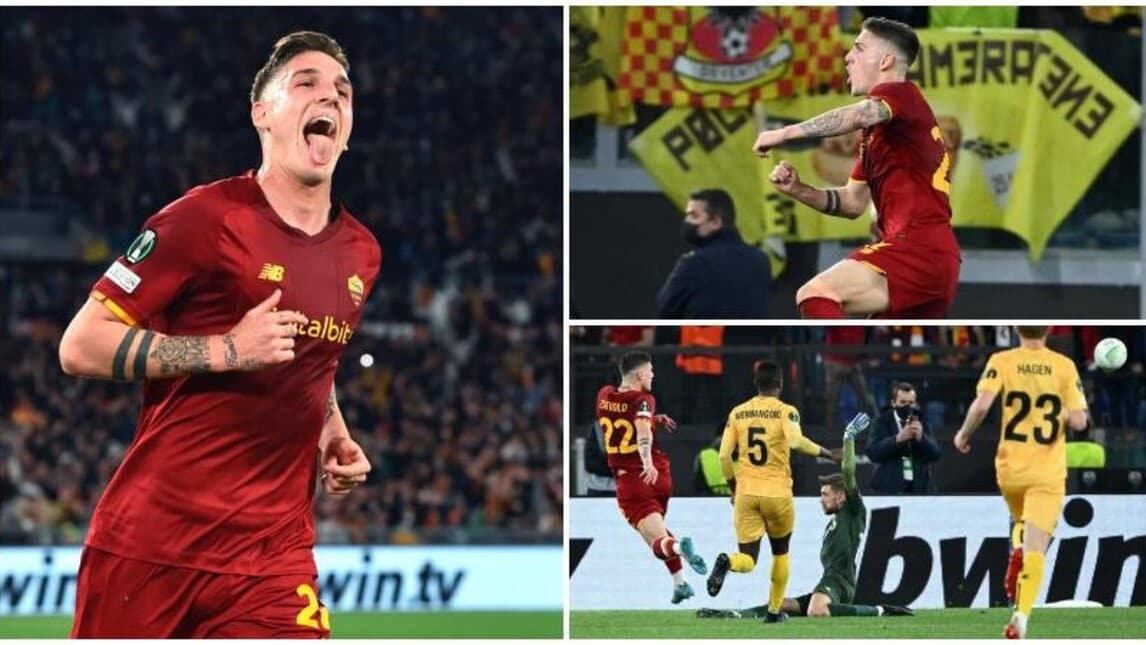 Roma da urlo: la tripletta di Zaniolo trascina Mourinho in semifinale