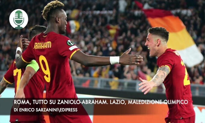 Roma, tutto su Zaniolo e Abraham. Lazio, maledizione Olimpcio