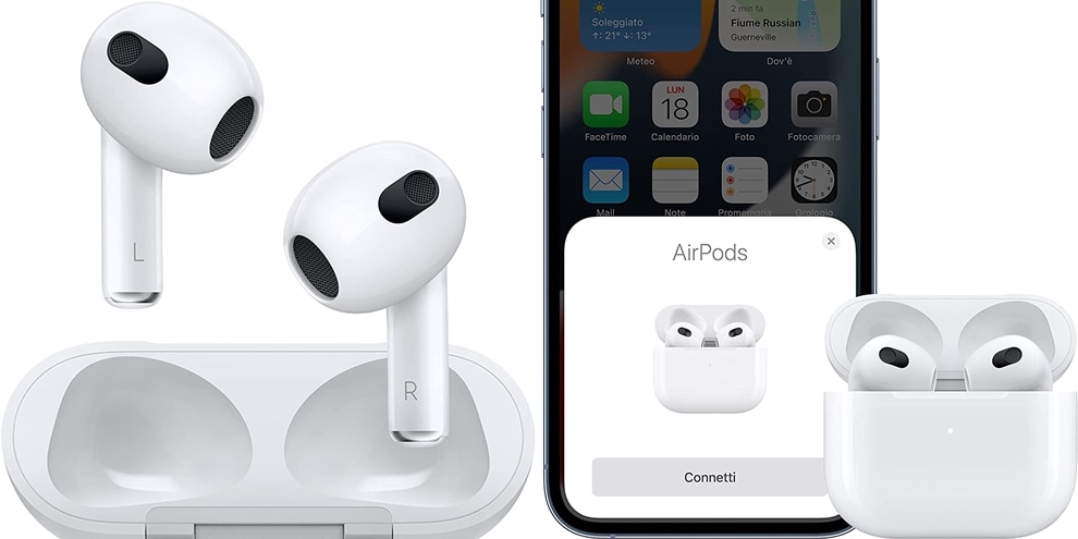 AirPods, le cuffie per Iphone di terza generazione. Scopri l'offerta
