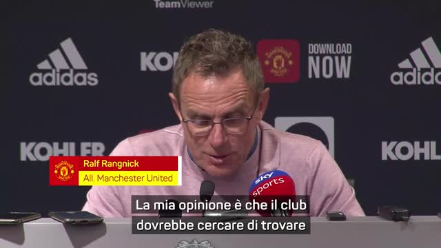 Rangnick: "Allo United servirebbe gente come Haaland"