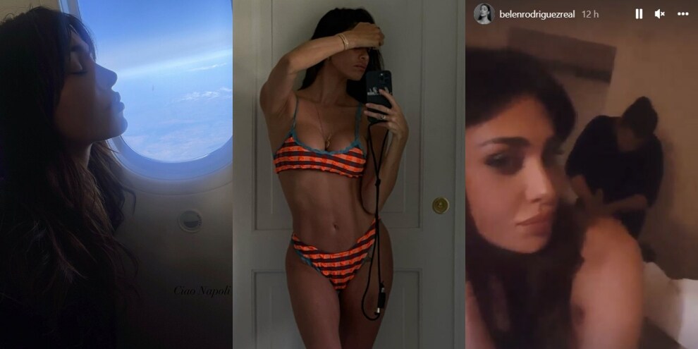 Belen Rodriguez supersexy: saluta Napoli e si rilassa con un massaggio venezuelano...