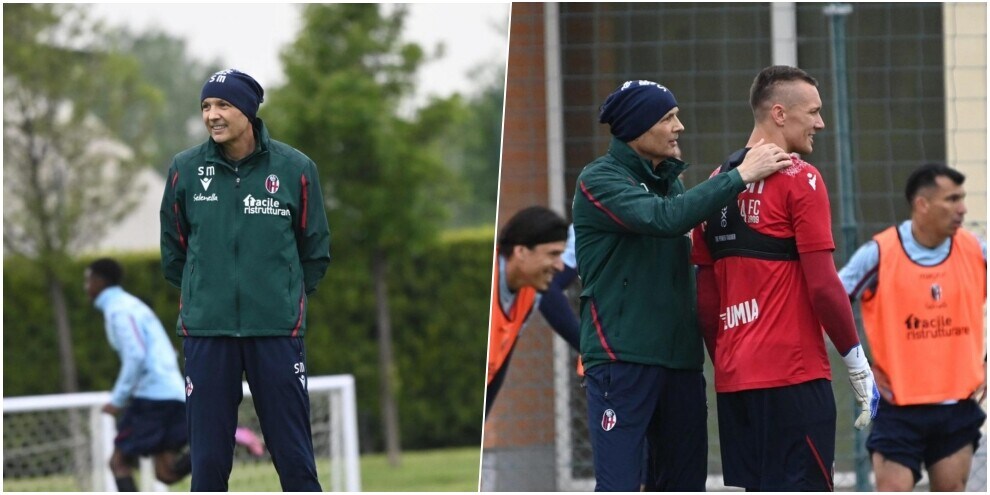 Mihajlovic, che emozione! È in campo per l'allenamento del Bologna