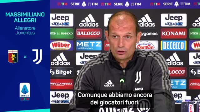 Allegri vede la finale: "Inter è la più forte, ma c'è il Genoa prima"