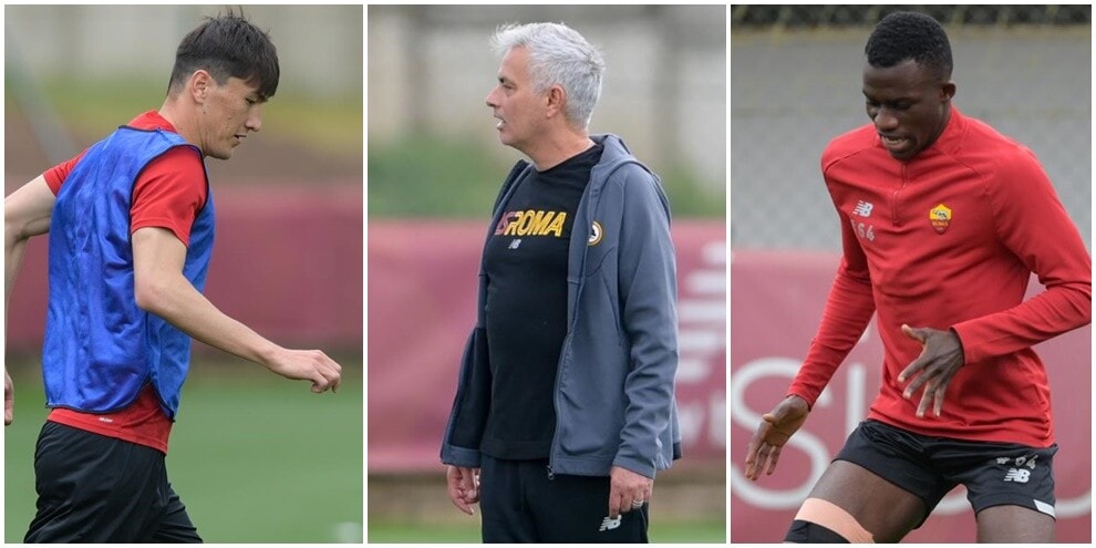 Roma al lavoro dopo la festa: per la Fiorentina si scaldano Felix e Shomurodov