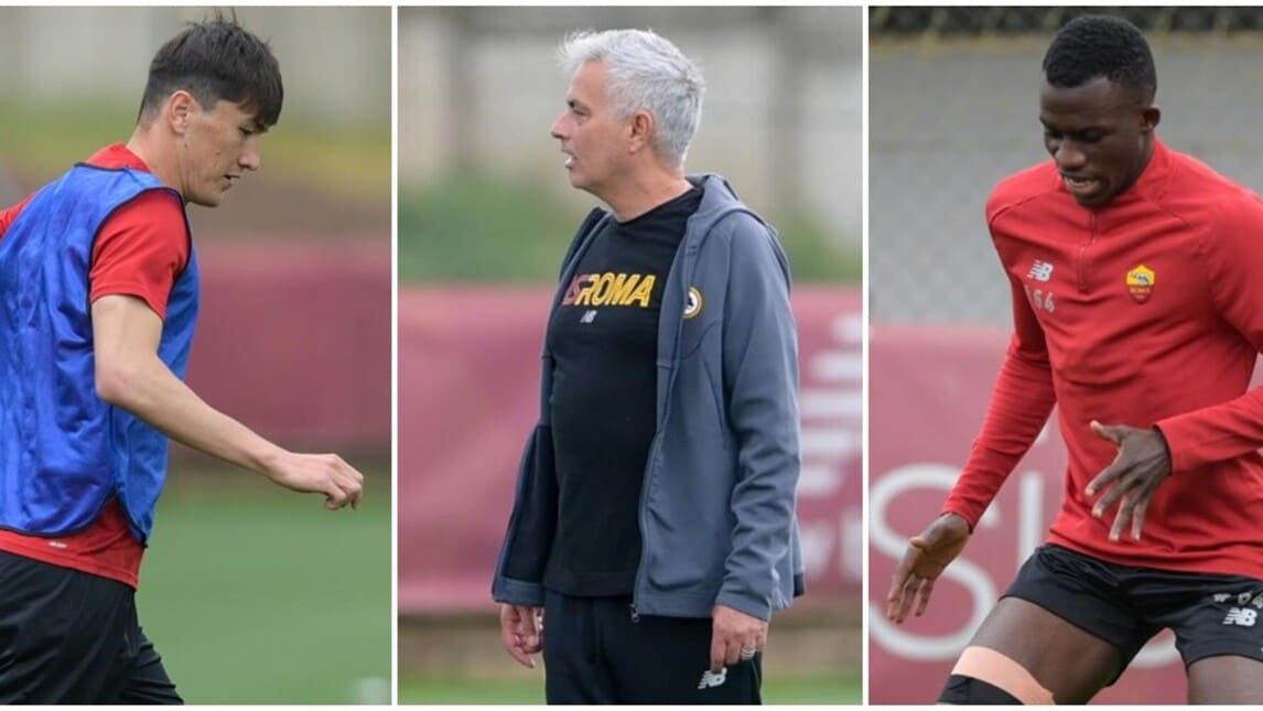 Roma al lavoro dopo la festa: per la Fiorentina si scaldano Felix e Shomurodov