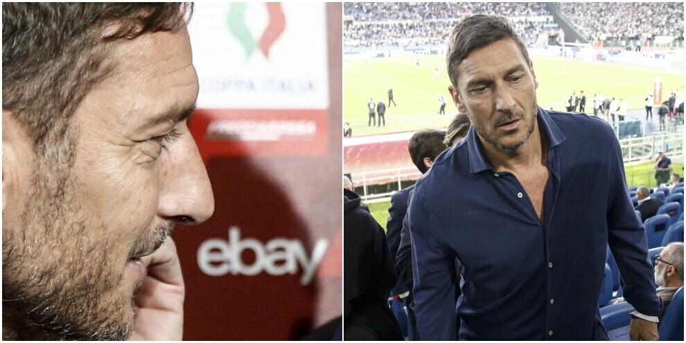 Totti superstar all'Olimpico per la finale Juve-Inter