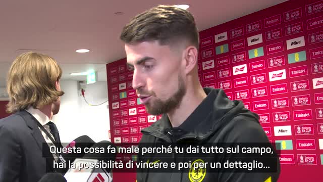 Jorginho: "Sconfitta che fa male"