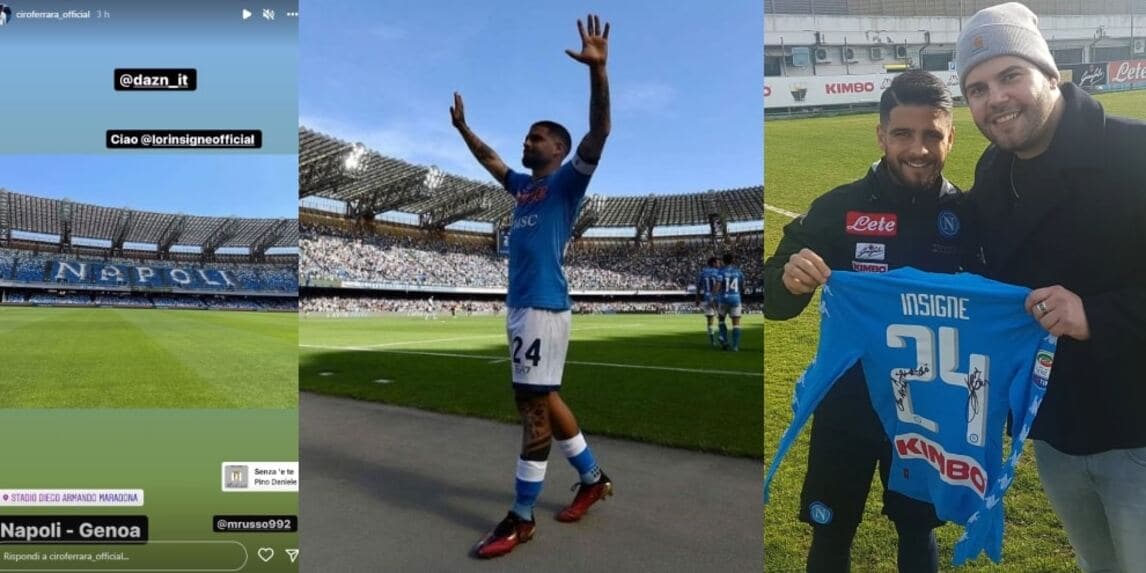 Napoli, addio Insigne: le reazioni social di colleghi e tifosi vip