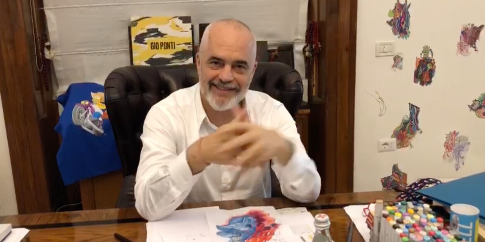 Roma-Feyenoord, l'intervista al premier Edi Rama: "Sono un Mourinhiano juventino"