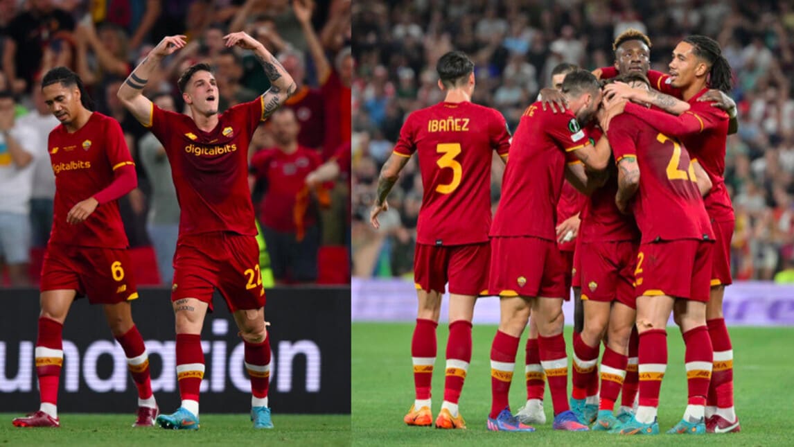 Zaniolo decisivo contro il Feyenoord: la Roma vince la Conference