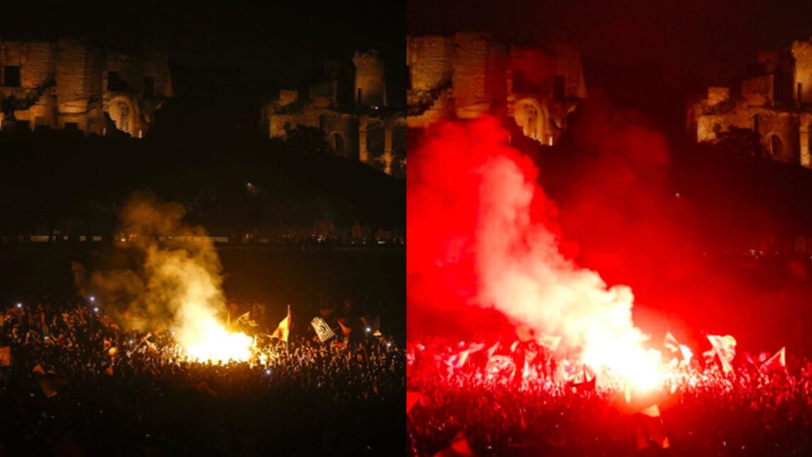 Trionfo Roma, spettacolare festa al Circo Massimo
