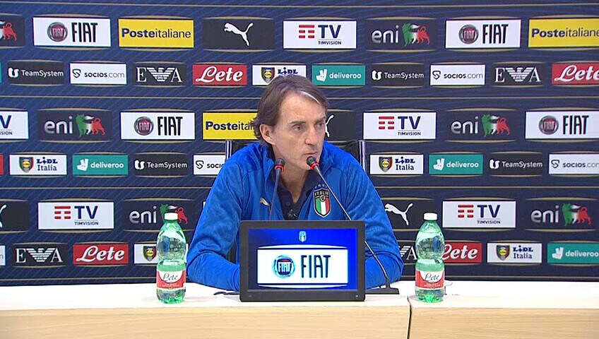 Mancini:"Spinazzola bene, ma al momento Di Lorenzo più pronto"