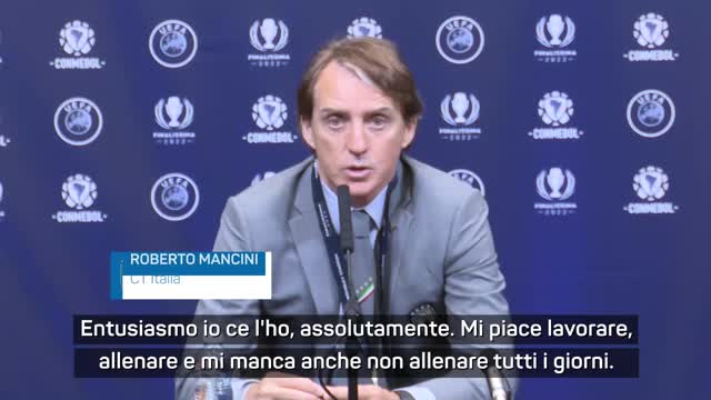 Mancini: "Io ho ancora entusiasmo da vendere, ma sappiate che sarà dura"