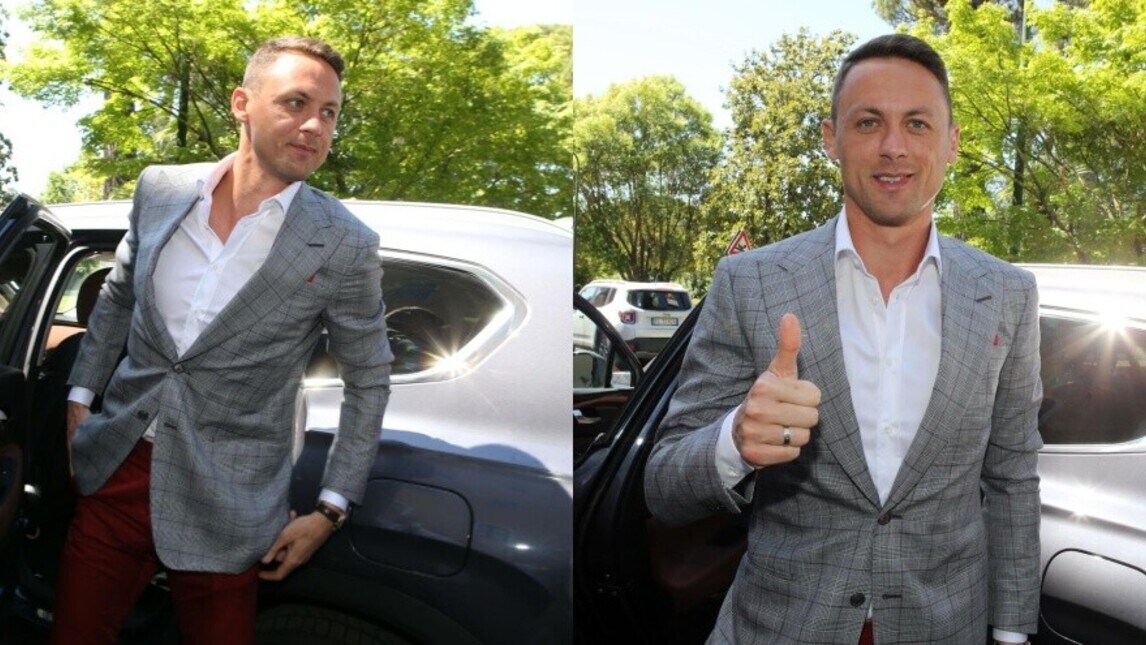 Roma, Matic a Villa Stuart per le visite mediche