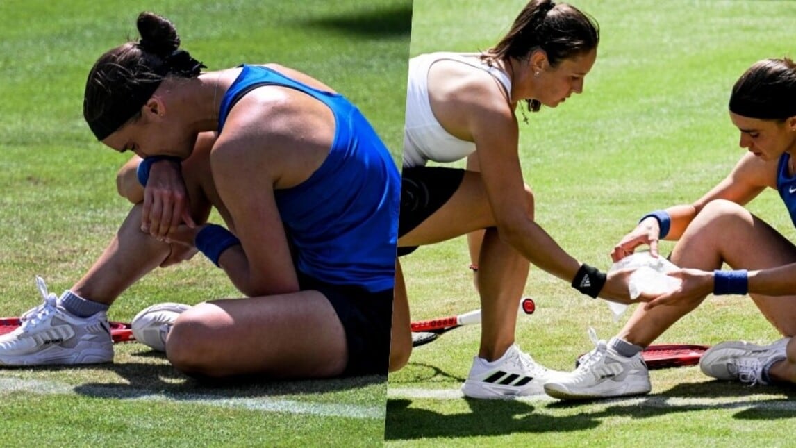 La russa Kasatkina corre in soccorso dell'ucraina Kalinina: l'emozionante aiuto diventa virale