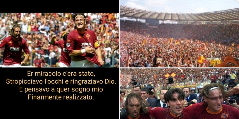 21 anni fa la Roma vinceva il suo terzo scudetto: il ricordo dei tifosi