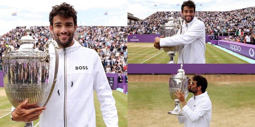 Berrettini, si conferma campione del Queen's: le immagini del trionfo