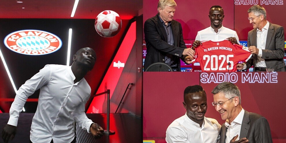 Mané al Bayern Monaco: la presentazione ufficiale