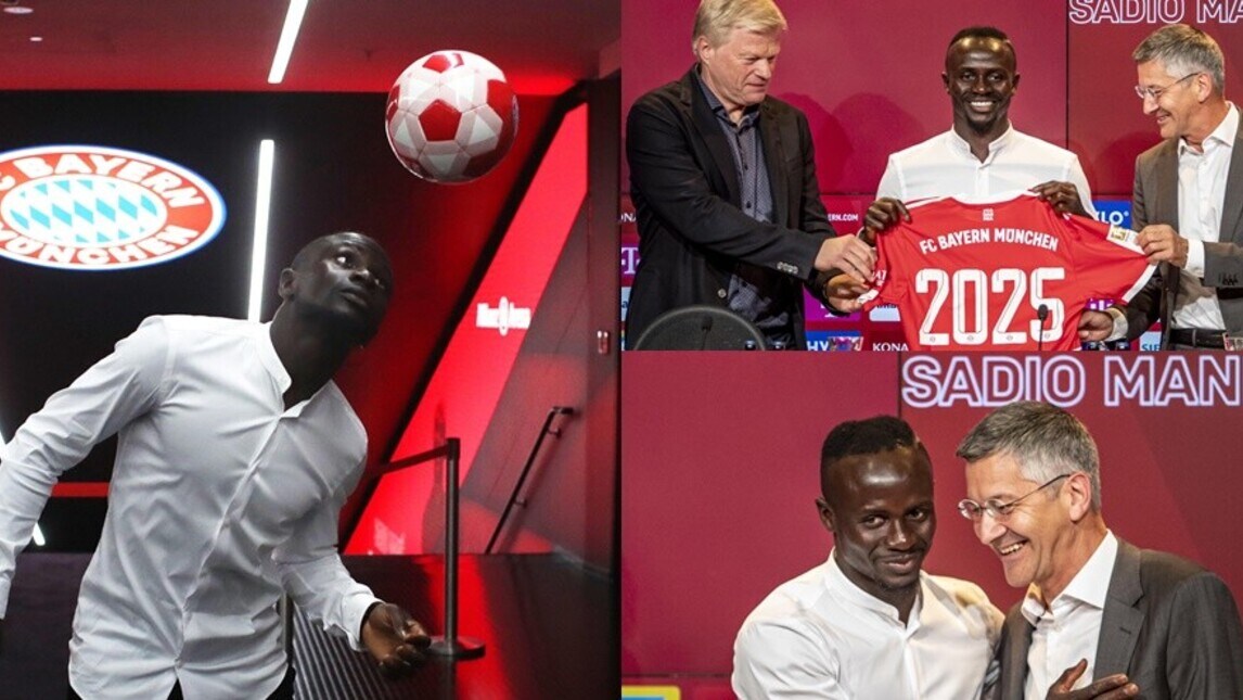 Mané al Bayern Monaco: la presentazione ufficiale