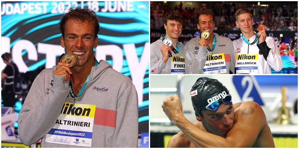 Oro mondiale e record europeo: Paltrinieri fa festa sul podio
