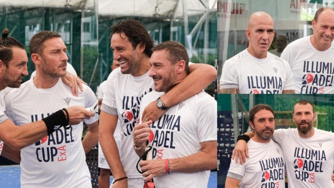 Illumia Padel Cup, Totti e non solo: quante star del calcio!