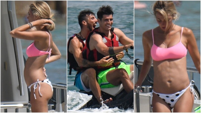 Morata e Alice Campello, vacanza e relax in Sardegna