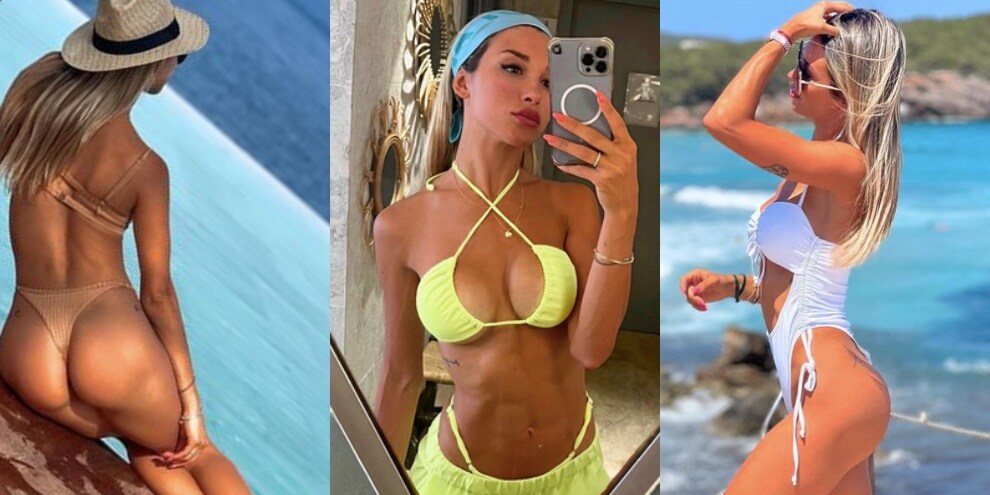 Lady Lautaro, relax a Ibizia e curve da capogiro