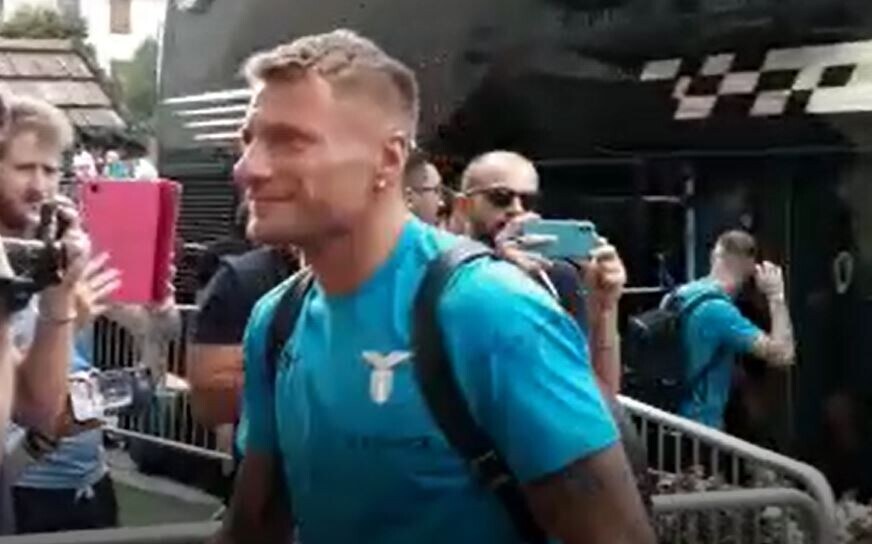 Lazio, Immobile e compagni arrivano ad Auronzo di Cadore