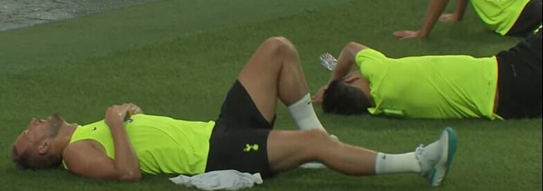 Kane e Son provati dai ritmi di allenamento imposti da mister Conte