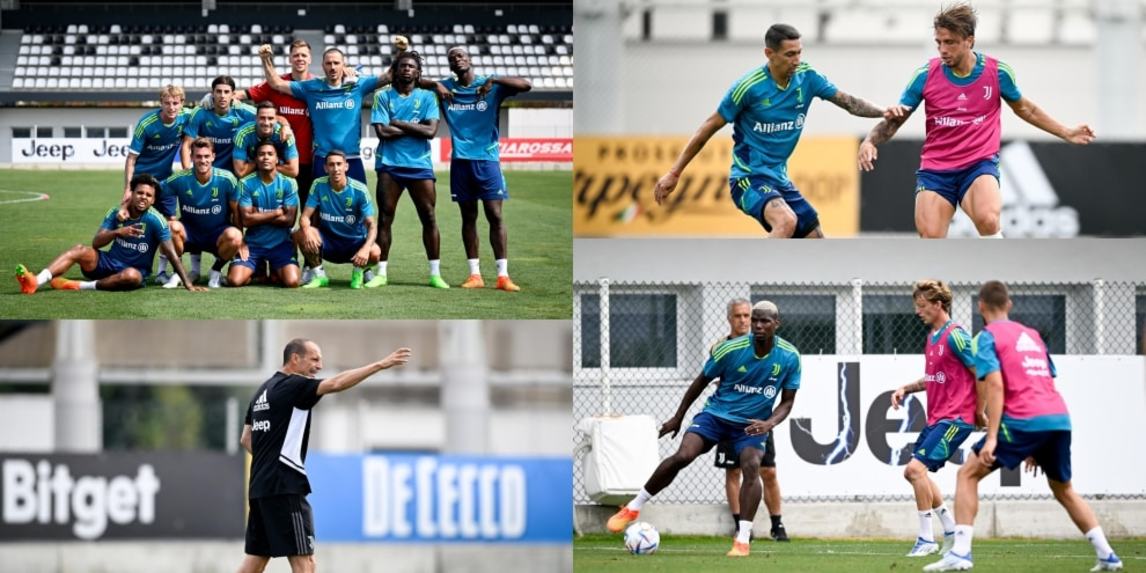 Pogba e Di Maria, prima vittoria nella partitella con la Juve
