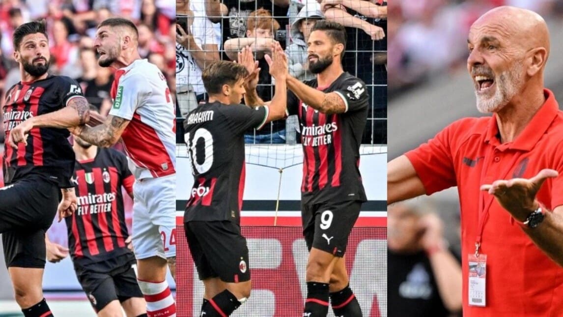 Milan, è già Giroud show: che doppietta al Colonia!