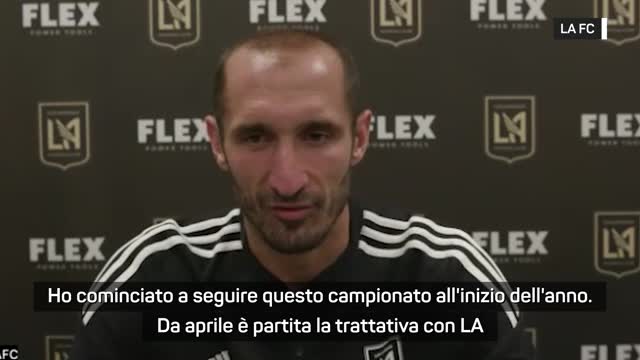 Chiellini vecchia scuola: "In MLS tanti contropiedi..."