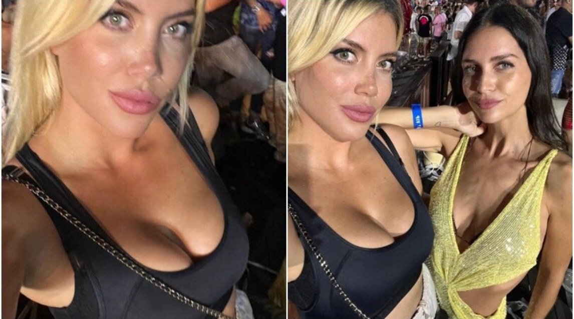 Wanda Nara scatenata: il bacio di un uomo misterioso finisce sui social