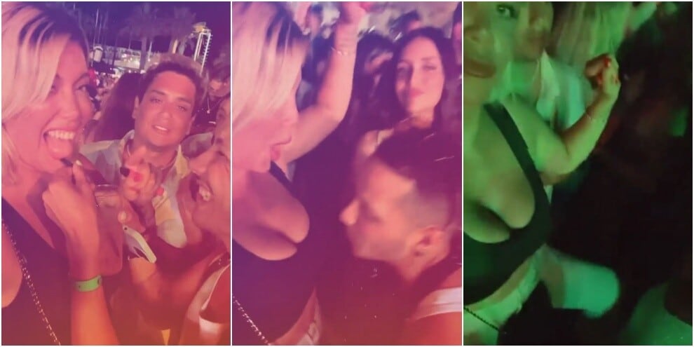 Wanda Nara, ma che combini? Un uomo misterioso tenta di baciarla così